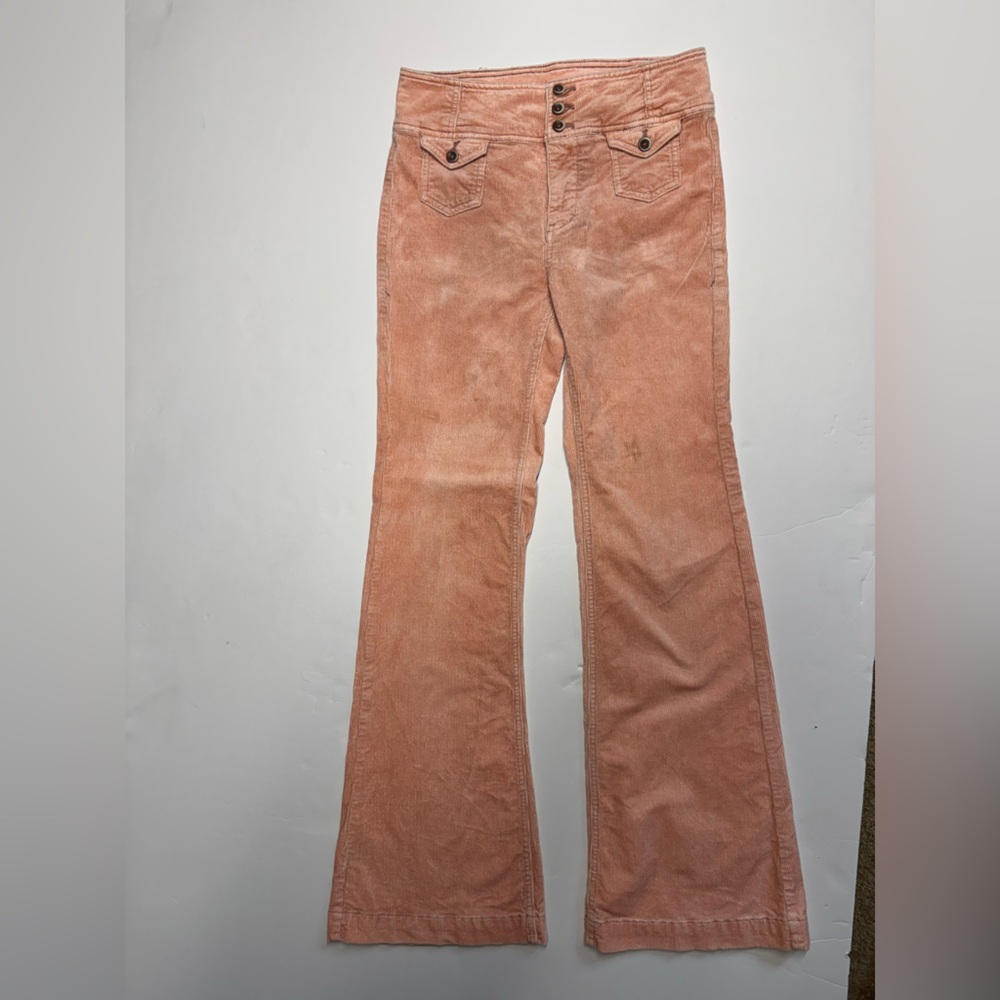 Pilcro and the Letterpress Peach Straight Leg Jeans